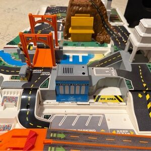 Micro Machines Interactive City Playset Van with extras